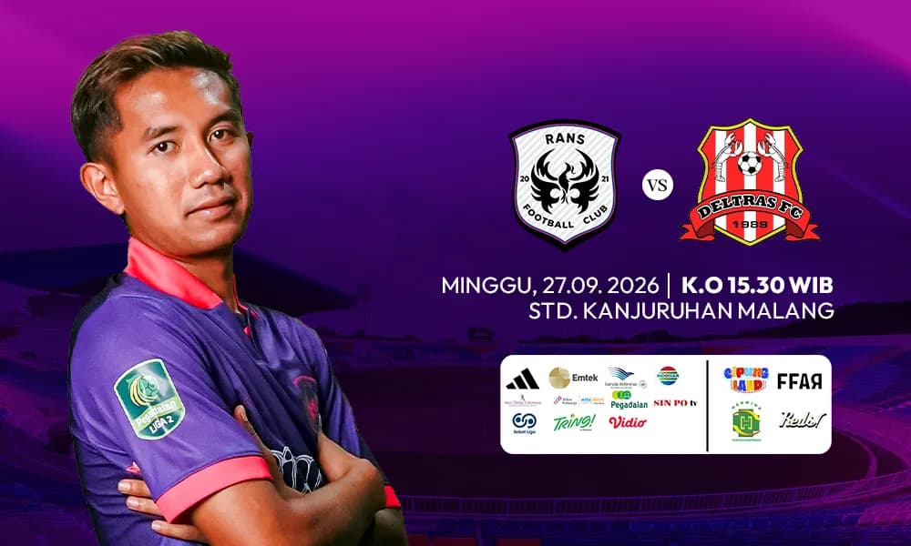 Rans Nusantara FC VS Deltras FC  - Pegadaian Championship 26/27