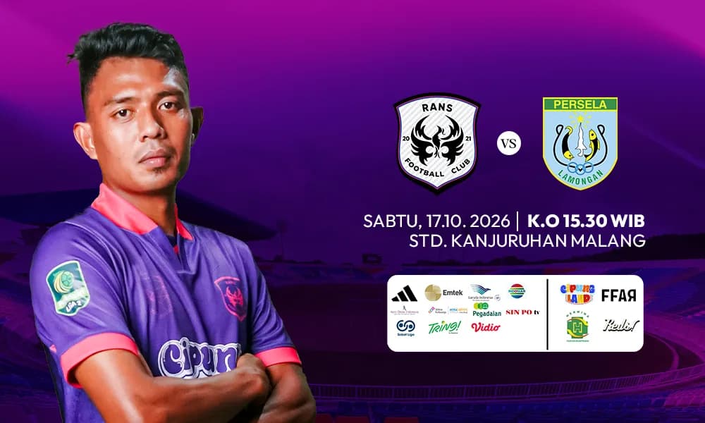Rans Nusantara FC VS Persela Lamongan  - Pegadaian Championship 26/27 